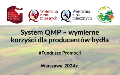 Nagranie z Webinarium: Ekoschemat Dobrostan oraz System QMP, czyli korzyści dla rolników